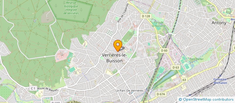 localisation de l'entreprise SARA EVENTS à VERRIERES-LE-BUISSON