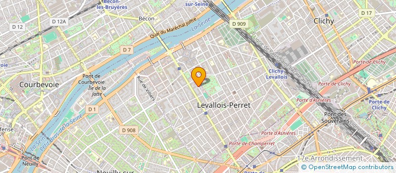 localisation de l'entreprise SARA EXPANSION à LEVALLOIS-PERRET