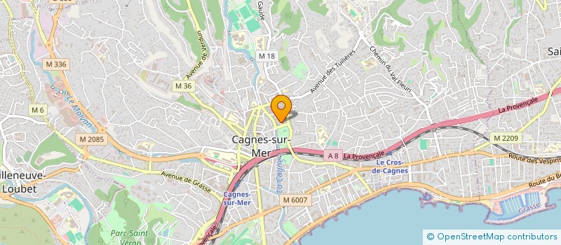 localisation de l'entreprise SARA LISA ACCESSORIES à CAGNES-SUR-MER