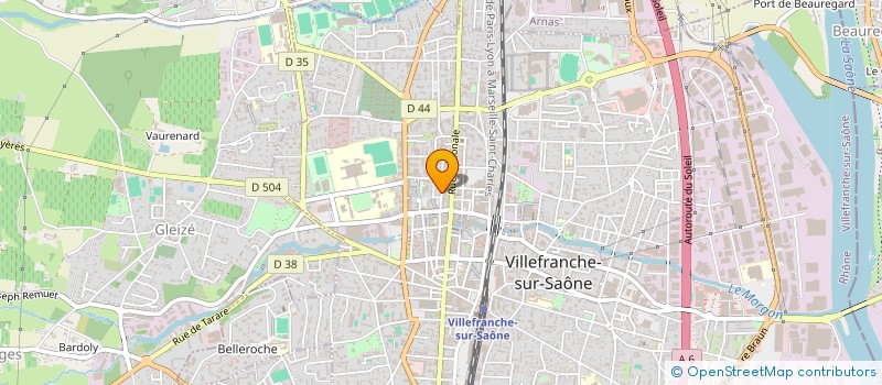 localisation de l'entreprise SARA PERCHE TI AMO à VILLEFRANCHE-SUR-SAONE
