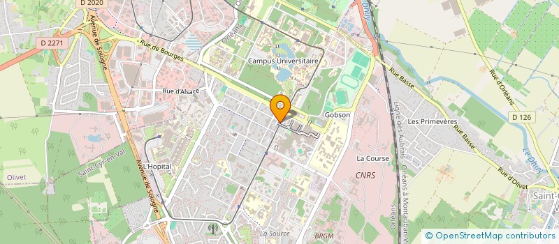 localisation de l'entreprise SARA' S à ORLEANS