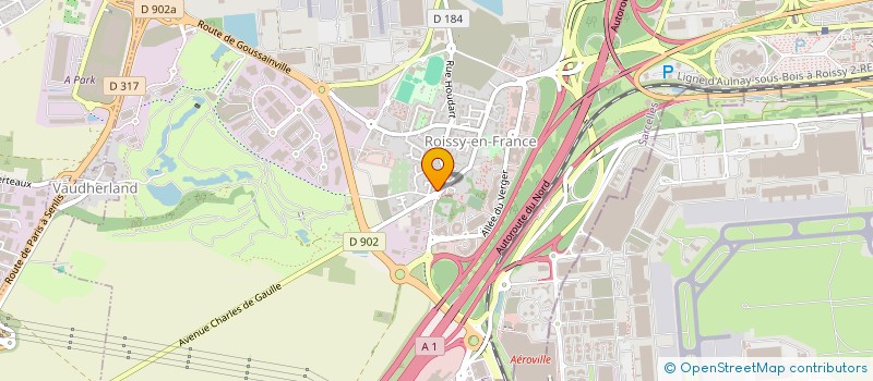 localisation de l'entreprise SARA TRANSPORTS à ROISSY-EN-FRANCE