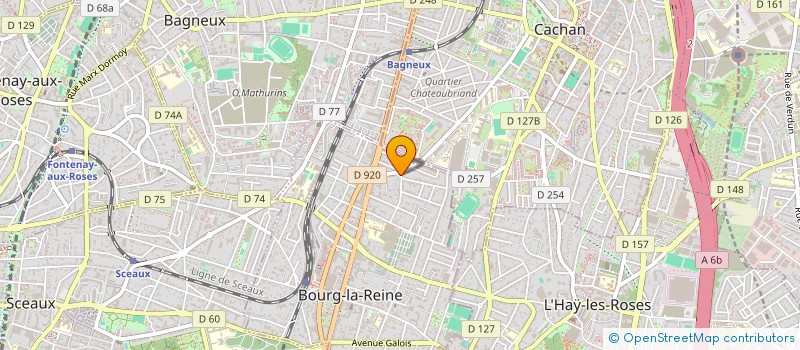 localisation de l'entreprise SARA TRANSPORTS à BOURG-LA-REINE
