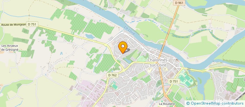 localisation de l'entreprise SARABANDE  CHALONNES-SUR-LOIRE