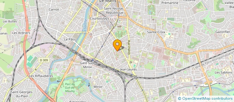 localisation de l'entreprise SARABANDE  LE MANS