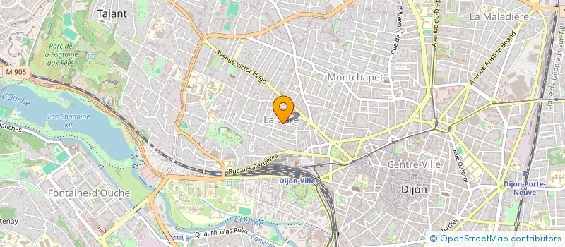 localisation de l'entreprise SARABANDE à DIJON