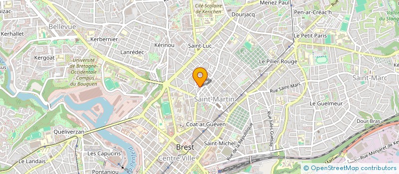 localisation de l'entreprise SARABANDE à BREST