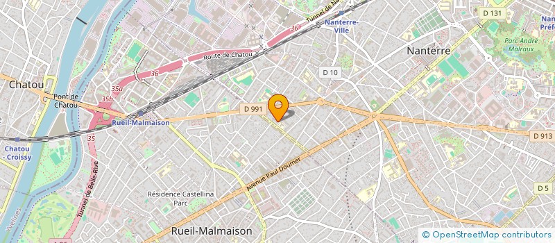 localisation de l'entreprise SARABAT à NANTERRE