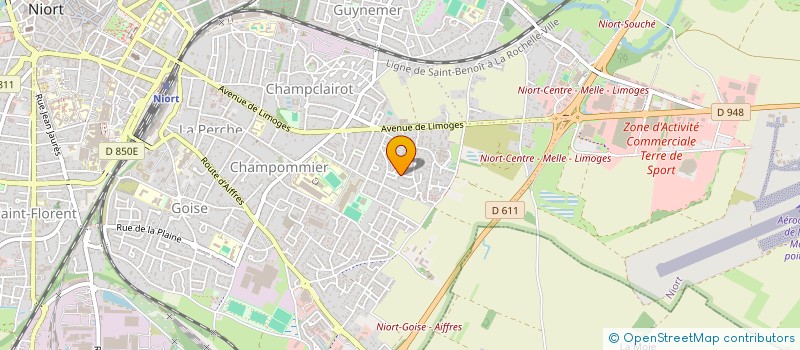 localisation de l'entreprise SARABELLE à NIORT