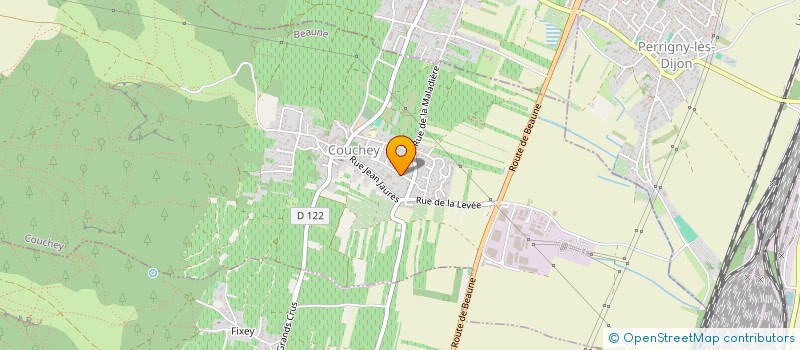 localisation de l'entreprise SARACAPITAL INVEST  COUCHEY