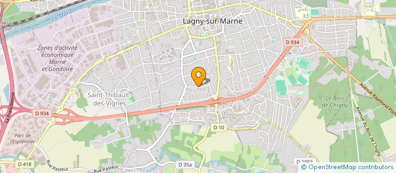 localisation de l'entreprise SARACUTA TRANSPORTS à LAGNY-SUR-MARNE
