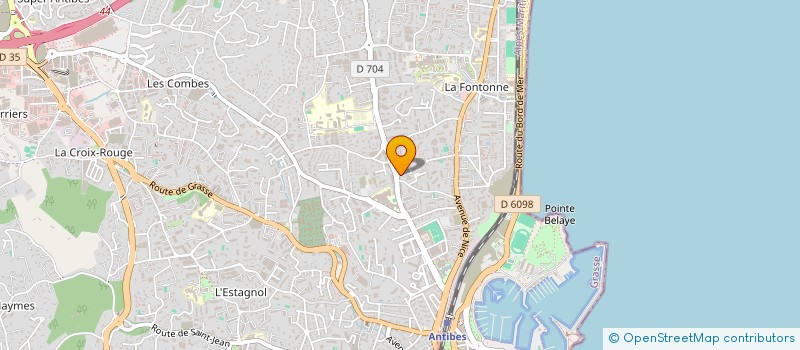 localisation de l'entreprise SARADAM253  ANTIBES