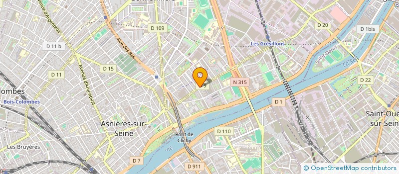 localisation de l'entreprise SARAEL  GENNEVILLIERS