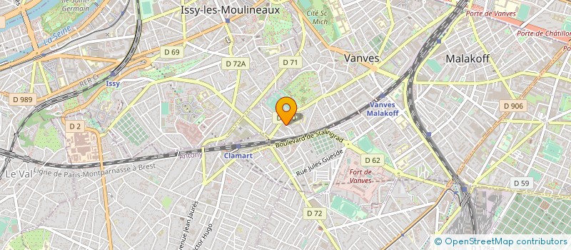 localisation de l'entreprise SARAGO à VANVES