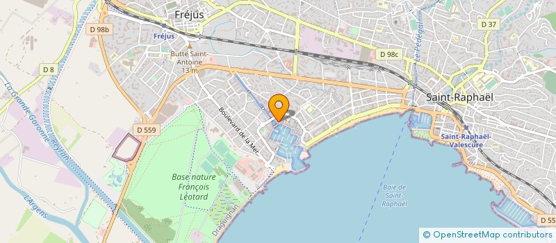 localisation de l'entreprise SARAH à FREJUS