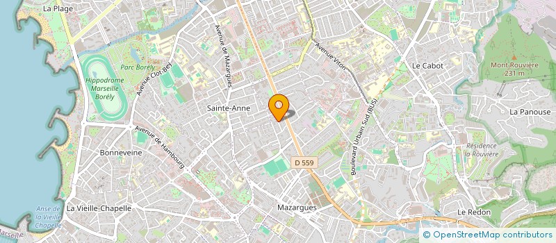 localisation de l'entreprise SARAH à MARSEILLE