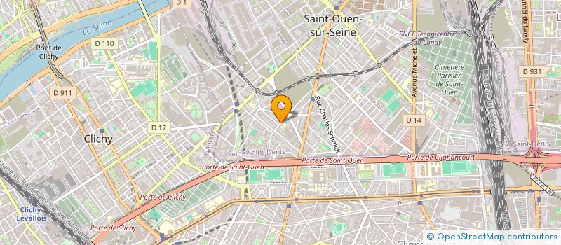localisation de l'entreprise SARAH à SAINT-OUEN-SUR-SEINE
