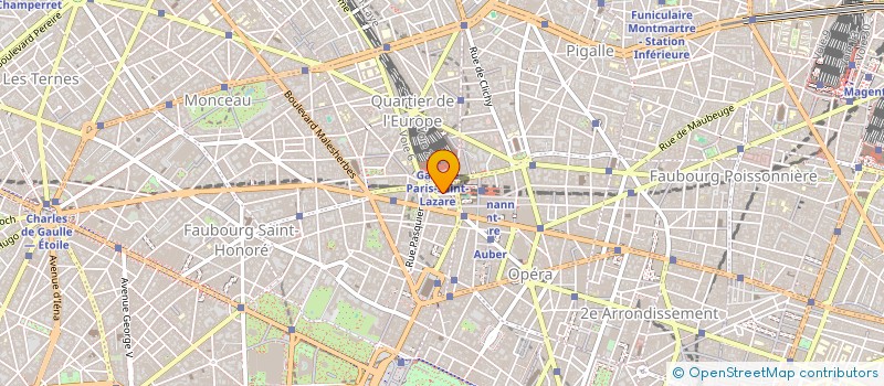 localisation de l'entreprise SARAH 5 STARS  PARIS