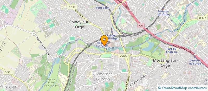 localisation de l'entreprise SARAH  EPINAY-SUR-ORGE