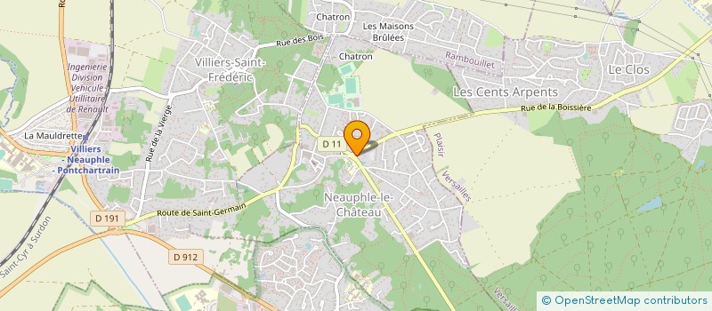 localisation de l'entreprise SARAH  NEAUPHLE-LE-CHATEAU