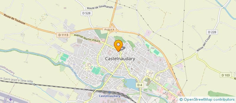 localisation de l'entreprise SARAH  CASTELNAUDARY