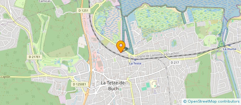 localisation de l'entreprise SARAH  LA TESTE-DE-BUCH