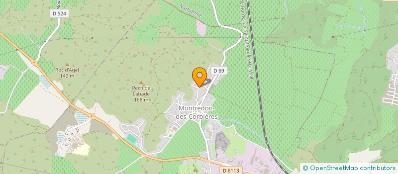 localisation de l'entreprise SARAH  MONTREDON-DES-CORBIERES