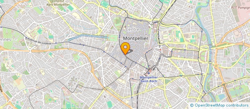 localisation de l'entreprise SARAH à MONTPELLIER