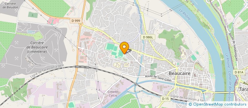 localisation de l'entreprise SARAH  BEAUCAIRE