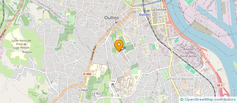 localisation de l'entreprise SARAH  OULLINS-PIERRE-BENITE