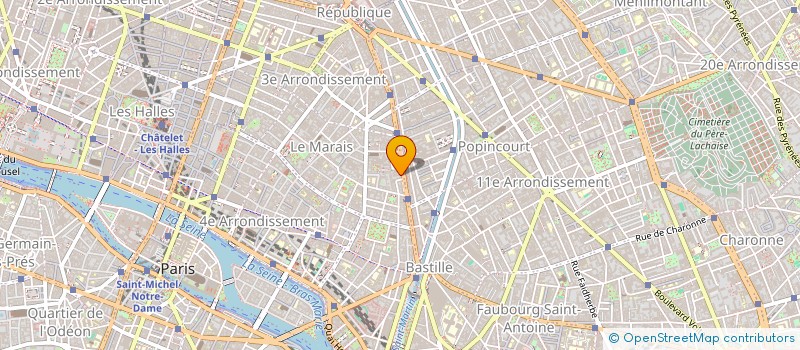 localisation de l'entreprise SARAH  PARIS