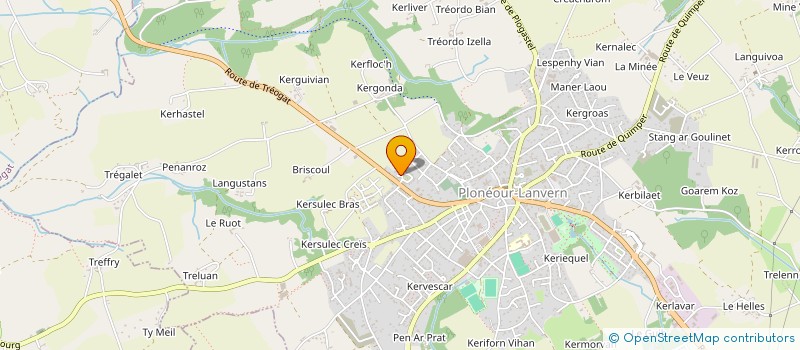 localisation de l'entreprise SARAH CARRELAGE à PLONEOUR-LANVERN
