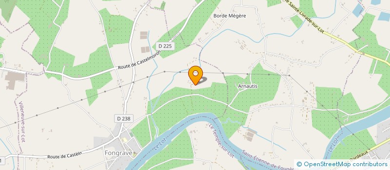 localisation de l'entreprise SARAH CC  GRANGES-SUR-LOT