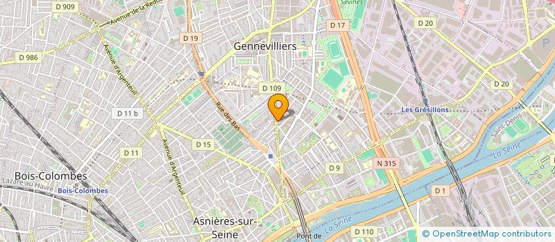 localisation de l'entreprise SARAH & CO SOLUTIONS  GENNEVILLIERS