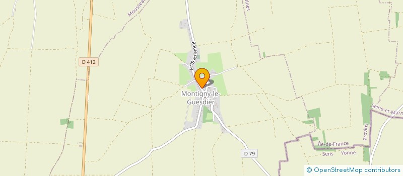 localisation de l'entreprise SARAH CONCIERGERIE  MONTIGNY-LE-GUESDIER