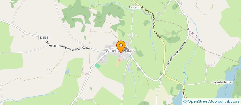 localisation de l'entreprise SARAH COUVERTURE  PRADES-SALARS