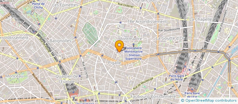 localisation de l'entreprise SARAH CREATION à PARIS