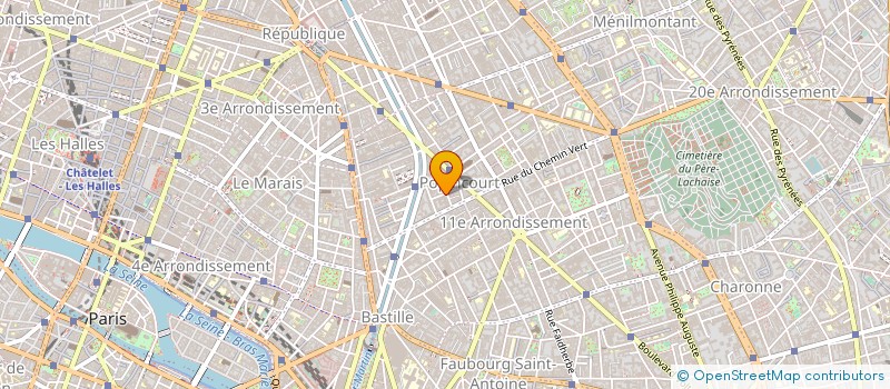 localisation de l'entreprise SARAH CREATIONS à PARIS