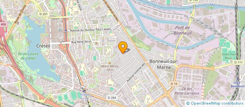 localisation de l'entreprise SARAH DELIS  BONNEUIL-SUR-MARNE