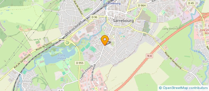 localisation de l'entreprise SARAH DUKIC-JARTY ET SEVERINE MAMEAUX-GUTH NOTAIRES ASSOCIES  SARREBOURG