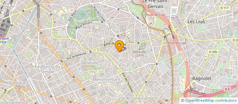 localisation de l'entreprise SARAH FRANCE  PARIS