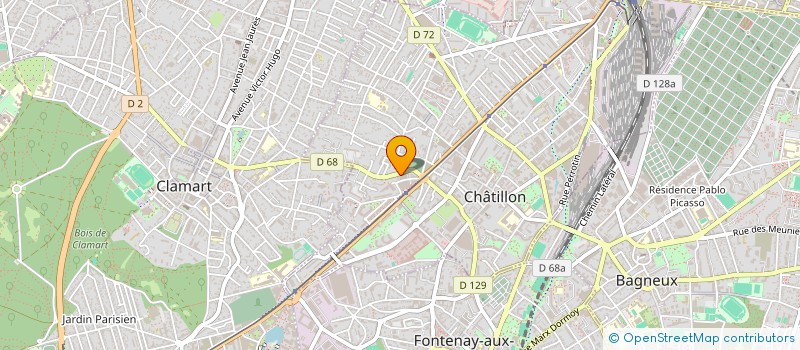 localisation de l'entreprise SARAH HAMDI ET HARRY ETIENNE  CHATILLON