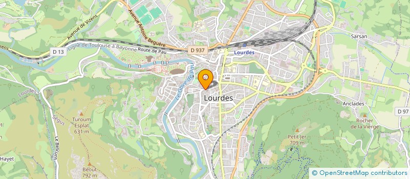 localisation de l'entreprise SARAH HOUSSAT  LOURDES