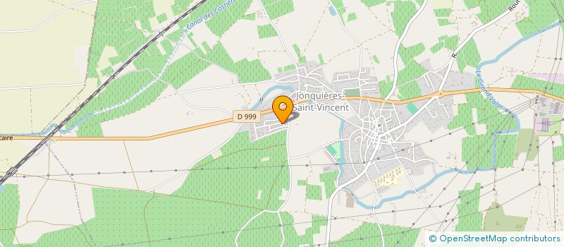 localisation de l'entreprise SARAH IMMOBILIER  JONQUIERES-SAINT-VINCENT