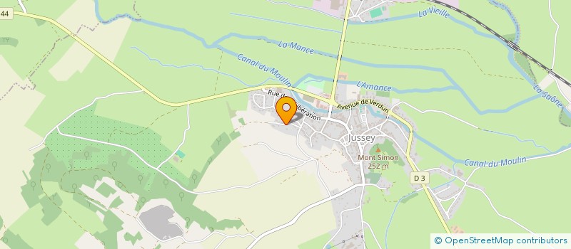 localisation de l'entreprise SARAH INVEST  JUSSEY