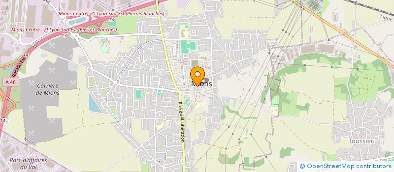 localisation de l'entreprise SARAH KS  MIONS