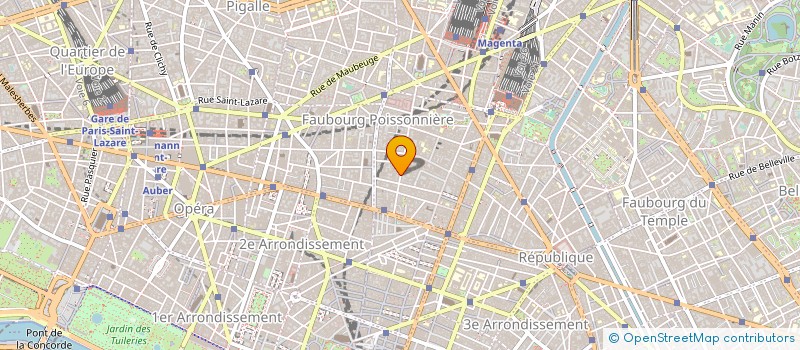 localisation de l'entreprise SARAH LAZURE à PARIS