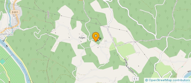 localisation de l'entreprise SARAH ONE  CARNAC-ROUFFIAC