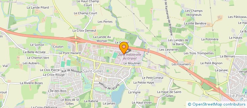 localisation de l'entreprise SARAH-PORTE à SAINT-GILLES