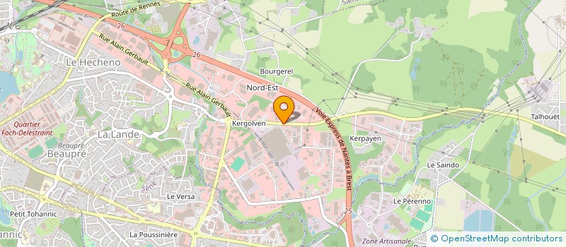 localisation de l'entreprise SARAH SERVICES à VANNES